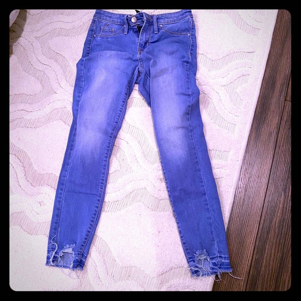 Medium blue jeans